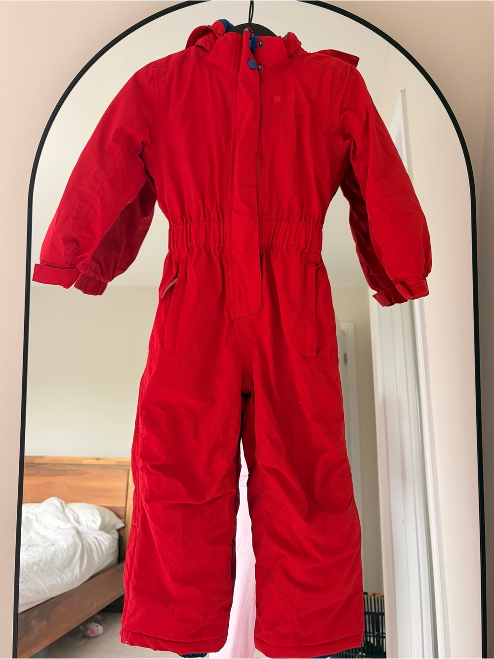 Mountain Warehouse Cloud All-In-One Waterproof Snowsuit Red 3-4Y Like New